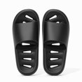 thumbnail image 1 of Willtoo Mens Hollow Drainage Shower Shoes Quick Dry Non-Slip Thick Cushion Open Toe Slippers Indoor Bathroom Household Casual Slides, 1 of 3