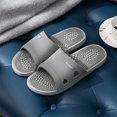 thumbnail image 1 of Willtoo Mens Massage Shower Shoes Open Toe Non Slip Slides Cozy Waterproof Slip on Sandals Lightweight Platform House Slippers, 1 of 3