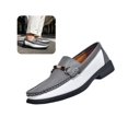thumbnail image 1 of Willtoo Mens Round Toe Loafers Slip On Casual Dress Shoes with Metal Horsebit Lightweight Daily Business Non Slip Walking Shoes, 1 of 5