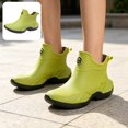 thumbnail image 1 of Willtoo Mens Short Ankle Rain Boots Waterproof Slip‑On Garden Shoes Non‑Slip Soft Thick Sole Lightweight Durable Outdoor Work Boots, 1 of 6