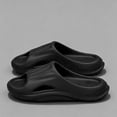 thumbnail image 1 of Willtoo Mens Shower Shoes Open Toe Non Slip Slides Comfy Hollow Drain Slip on Sandals Lightweight Soft Sole Home Slippers, 1 of 4
