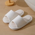 thumbnail image 1 of Willtoo Open Toe House Slippers for Women Soft Indoor Shoes Memory Foam, 1 of 4