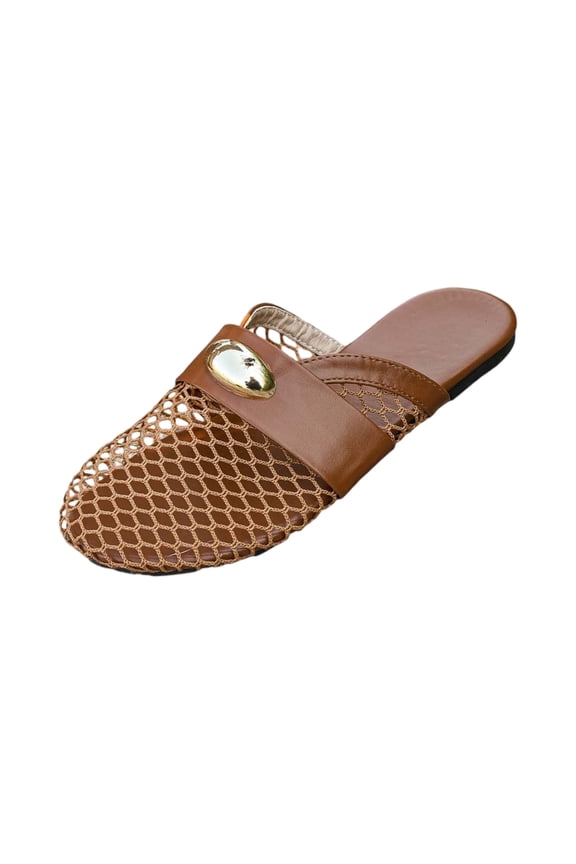 Orthopedic Casual Sandals for Women Arch Support Summer Flat Sandals Breathable Non Slip Slip on Sneakers Comfortable 2026 Foam Shoes