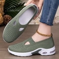 thumbnail image 1 of Willtoo Orthopedic Dress Shoes for Women Arch Support Non Slip Slip on Running Shoes Wide Width Knitted Mesh Stretch House Shoes Comfort 2026 Foam Shoes, 1 of 5