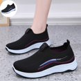 thumbnail image 1 of Willtoo Orthopedic Dress Shoes for Women Slip‑On Breathable Knit Mesh Casual Sneakers, Lightweight Non‑Slip Comfort Platform Walking Shoes, 1 of 5