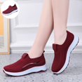 thumbnail image 1 of Willtoo Orthopedic Dress Shoes for Women Slip‑On Breathable Knit Mesh Casual Sneakers, Lightweight Non‑Slip Comfort Platform Walking Shoes, 1 of 5