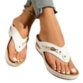 thumbnail image 1 of Willtoo Orthopedic Sandals for Women - 2026 Ladies Arch Support Wedge Flip Flops, Summer Comfortable Dressy Casual Beach Sandal Slippers, 1 of 6