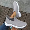 thumbnail image 1 of Willtoo Orthopedic Shoes for Women,Breathable Knitted Slip On Sneaker Working Casual Nurse Shoes,Birthday Valentine Mothers Day Gifts for Women Gray 8.5 Wide, 1 of 6