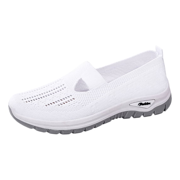 Willtoo Orthopedic Shoes for Women Arch Support Slip on Non Slip Tennis Shoes Wide Width Mesh Stretch Walking Shoes Comfortable 2026 New Foam Shoes