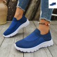 thumbnail image 1 of Willtoo Orthopedic Shoes for Women Men Slip On Knit Sneakers Mesh Breathable Walking Shoes Non-Slip Lug Sole Casual Everyday Footwear, 1 of 6