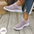 thumbnail image 1 of Willtoo Orthopedic Shoes for Women Men Slip On Knit Sneakers Mesh Breathable Walking Shoes Non-Slip Lug Sole Casual Everyday Footwear, 1 of 5