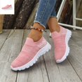 thumbnail image 1 of Willtoo Orthopedic Shoes for Women Men Slip On Knit Sneakers Mesh Breathable Walking Shoes Non-Slip Lug Sole Casual Everyday Footwear, 1 of 5