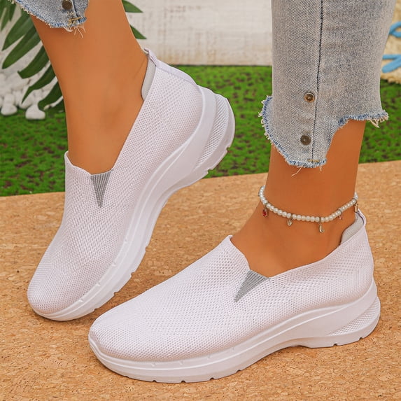 Willtoo Orthopedic Walking Shoes for Women,2026 New Womens Shoes,Non-Slip Arch Support Slip on Shoes Mesh Orthopedic Breathable Walking Sneaker