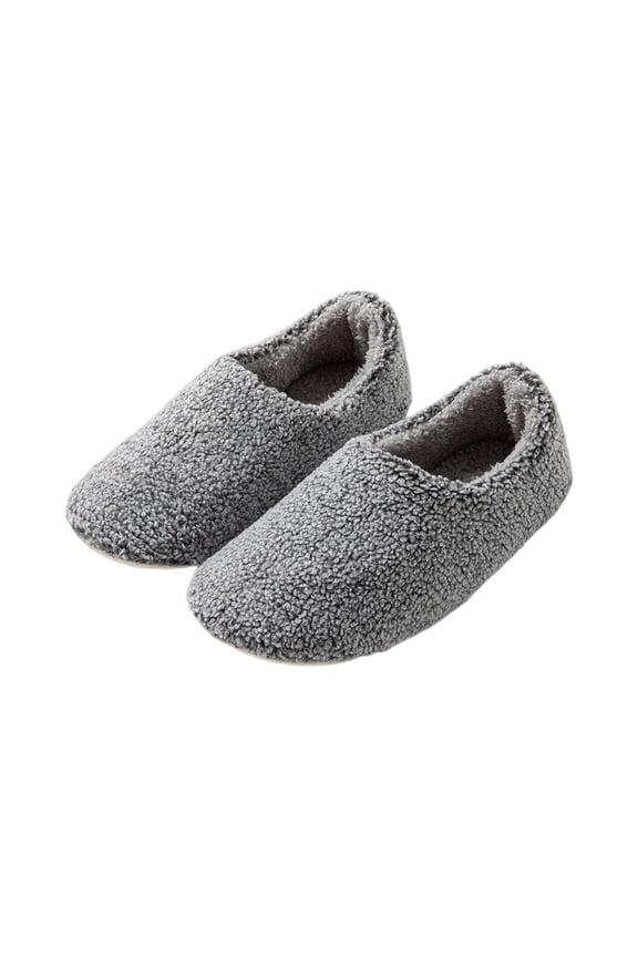 Orthotic Slippers for Women Adjustable Corduroy House Slippers Arch Support Slide Slippers Gray US-9(EU-42)