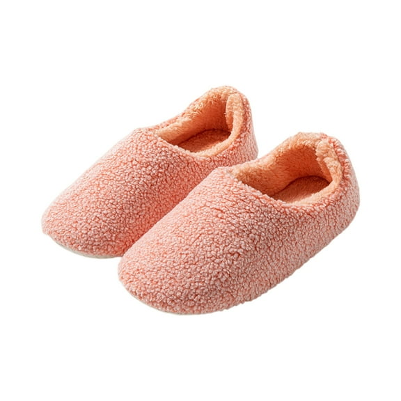 Willtoo Orthotic Slippers for Women Adjustable Corduroy House Slippers Arch Support Slide Slippers Red US-9（EU-42）