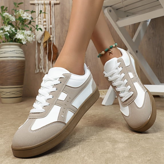 Willtoo Platform Sneakers for Women Footwear - Memory Foam Insole Womens Shoes, Lightweight and Non-Slip Sole Lace Up Fashion Sneakers for Women 2026