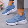 thumbnail image 1 of Willtoo Rhinestone Knit Belt Sneakers for Women, Sparkly Bling Wedding Dressy Chunky Tennis Shoes Fashion Sequin Wedge Sneaker, 1 of 5
