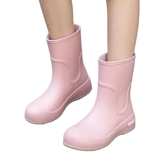 Willtoo Short Rain Boots for Women Lightweight Water Shoes Proof Hiking Camping Wading Boots Fashion Rain Boots