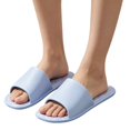 thumbnail image 1 of Willtoo Shower Shoes Open Toe Non Slip Slides Cozy Quick-Dry Slip on Sandals Lightweight Hotel Slippers, 1 of 4