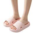 thumbnail image 1 of Willtoo Shower Shoes Open Toe Non Slip Slides Cozy Soft Sole Quick-Dry Slip on Sandals Lightweight Home Slippers, 1 of 4