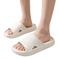 thumbnail image 1 of Willtoo Shower Shoes Open Toe Non Slip Slides Cozy Soft Sole Quick-Dry Slip on Sandals Lightweight Home Slippers, 1 of 4