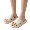 thumbnail image 1 of Willtoo Shower Shoes Soft Non‑Slip Open Toe Slides Thick Cushion Quick‑Dry Lightweight Bath Sandals for Bathroom Gym Pool, 1 of 5