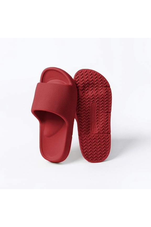 Shower Slippers Slip on Slide Sandals Non-slip Summer Beach Pool Shoes Arch Support And Odor Proof Home Bathroom Soft Bottom Slippers
