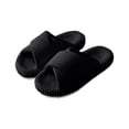 thumbnail image 1 of Willtoo Slippers for Women Memory Foam House Bedroom Corduroy Crossbands Open Toe Slides Sandals Shoes Comfy Trendy Gift for womens Anti-Skid sole, 1 of 3