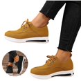 thumbnail image 1 of Willtoo Sneakers For Women Round Toe Lace Up Casual Platform Sneakers Comfort Wedge Heel Lightweight Walking Shoes for Daily Wear, 1 of 6