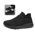 thumbnail image 1 of Willtoo Sneakers for Women Breathable Mesh Slip‑on Knit Walking Shoes Lightweight Thick Platform Sole Elevated Casual Tennis Shoes, 1 of 5