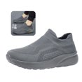 thumbnail image 1 of Willtoo Sneakers for Women Breathable Mesh Slip‑on Knit Walking Shoes Lightweight Thick Platform Sole Elevated Casual Tennis Shoes, 1 of 5