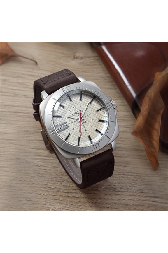 Superb Man Casual Stainless Steel Band Strap Watch Analog Wrist