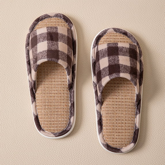 Willtoo Thick Sole Soft Indoor Outdoor Slippers for Women Open Toe Cozy Breathable House Slippers Non-Slip Memory Foam Open-Toe Home Shoes