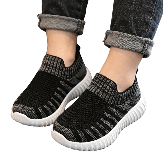Willtoo Toddler Barefoot Shoes Mesh Slip on Walking Shoes Non Slip Soft Sole Running Sneakers Kids Casual Comfortable Tennis School Sneakers