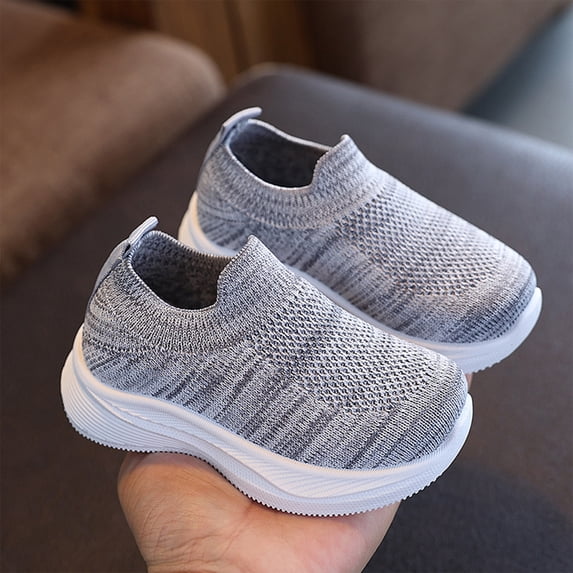 Willtoo Toddler Girls Boys Shoes Mesh Slip on Walking Shoes Non Slip Soft Sole Running Sneakers Kids Casual Comfortable Tennis Orthopedic Sneakers