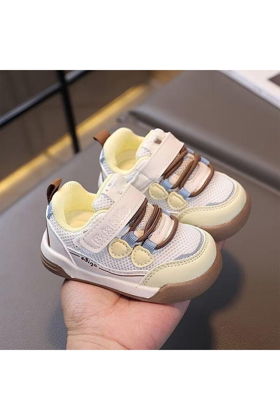 Toddler Wide Toe Box Shoes, Boy and Girl Barefoot First Walking Shoe Kids Fashion Sneaker Non-Slip Comfortable