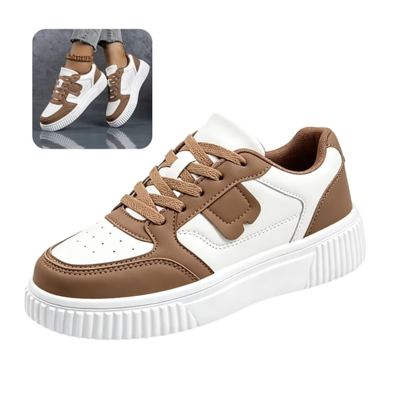 Willtoo Unisex Platform Sneakers Lace Up Lightweight Casual Board Shoes Breathable Fashion Walking Shoes for Men Women Daily Wear
