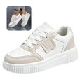 thumbnail image 1 of Willtoo Unisex Platform Sneakers Lace Up Lightweight Casual Board Shoes Breathable Fashion Walking Shoes for Men Women Daily Wear, 1 of 6