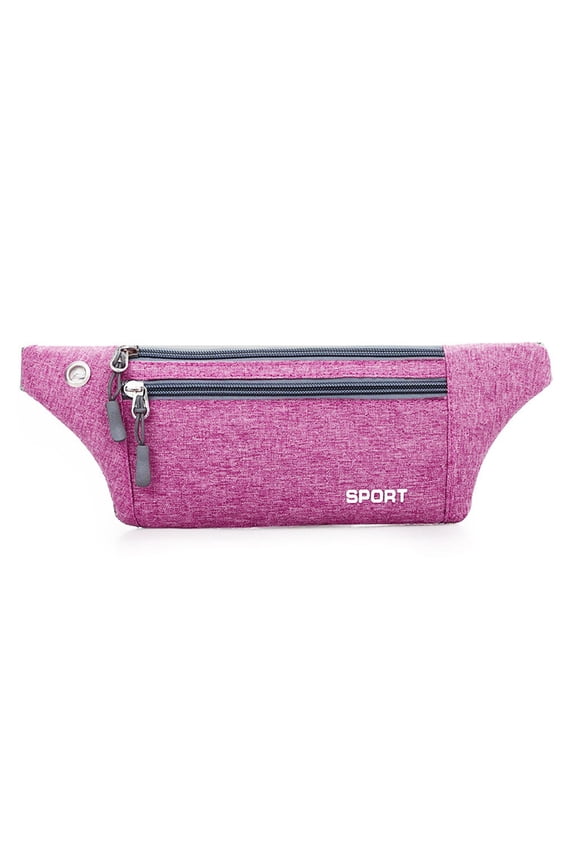 Unisex Running Waist Pack - Stylish Waterproof Fanny Pack with Adjustable Belt - Commute Chest Bag for Travel Cycling (30 * 11cm/11.8 * 4.3inch)