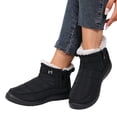 thumbnail image 1 of Willtoo Winter Snow Zip Up Boots for Women Faux Fur Lined Warm Ankle Booties Outdoor Anti-slip Waterproof Comfortable Short Boot, 1 of 5
