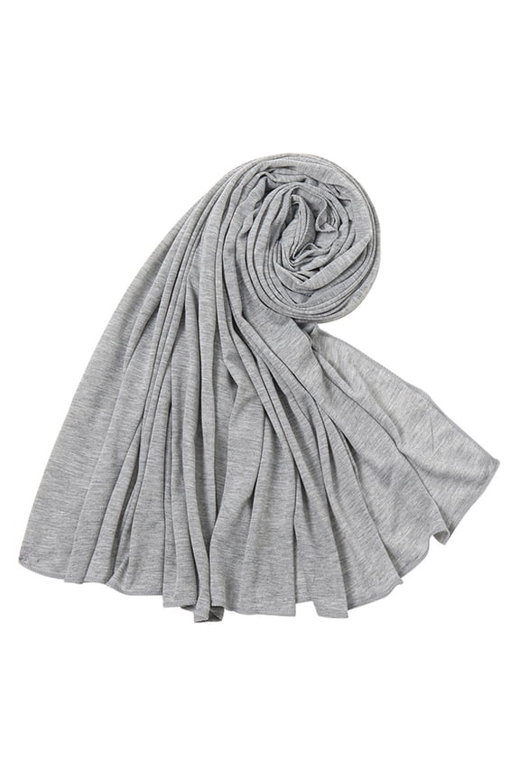 Woman Soft Scarf Shawl Plain Cotton Jersey Scarves Turban Women Long Shawls Heads Wrap Headsband