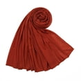 thumbnail image 1 of Willtoo Woman Soft Scarf Shawl Plain Cotton Jersey Scarves Turban Women Long Shawls Heads Wrap Headsband, 1 of 3