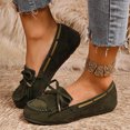 thumbnail image 1 of Willtoo Women Comfortable Work Laofers with Knot Summer Spring Fall Casual Flats Shoes, 1 of 8