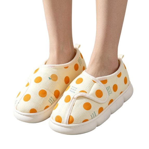 Willtoo Women Cozy Lined Closed Back Slippers Adjustable Hook & Loop Warm Winter House Shoes Soft Non Slip Indoor Slippers