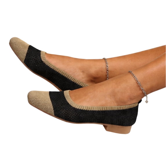 Willtoo Women Flat Shoes 2026 Knitted Lightweight Slip-on Loafers Breathabel Soft Comfortable Ballet Flats