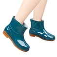 thumbnail image 1 of Willtoo Women Waterproof Rain Boots Work Ankle Boots Rubber Non-slip Garden Shoes, 1 of 4