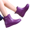 thumbnail image 1 of Willtoo Women Waterproof Short Rain Boots, Lightweight Non‑Slip Ankle Rain Booties, Elastic Weather‑Resistant Outdoor Rain Shoes, 1 of 6