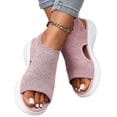 thumbnail image 1 of Willtoo Women's Breathable Orthopedic Sandals Comfortable Walking Tennis Shoes Arch Support Wide Fit Shoes, 1 of 6