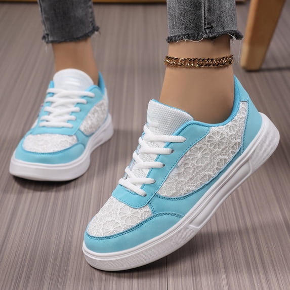 Willtoo Women's Breathable Sneakers, Low-Top Athletic Shoes for Women Casual Sneakers – Lightweight Non-Slip Athletic Footwear for Running