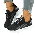 thumbnail image 1 of Willtoo Women's Breathable Walking Running Shoes Casual Lace Up Tennis Sneakers Non Slip Work Sport Athletic Orthopedic Shoes, 1 of 7